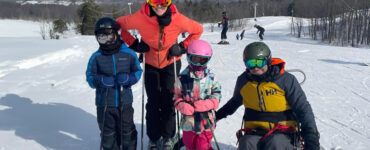 The Antoine Family hit the slopes at SCIO's ski day.