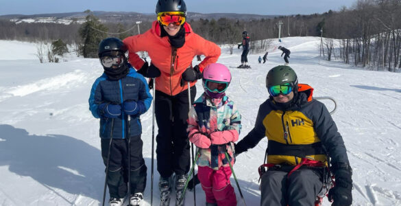 The Antoine Family hit the slopes at SCIO's ski day.