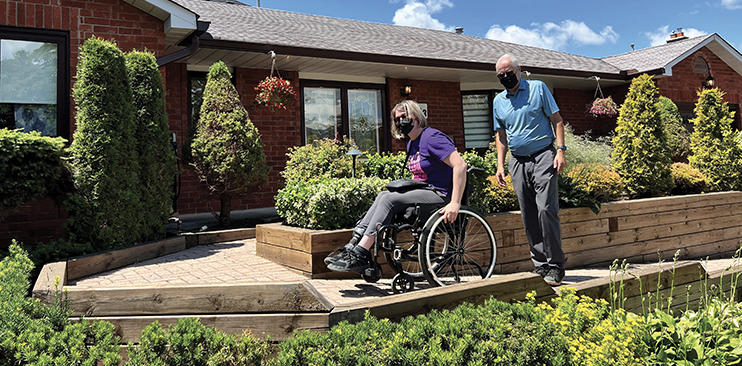 Cynthia and Robert Berringer's new accessible home