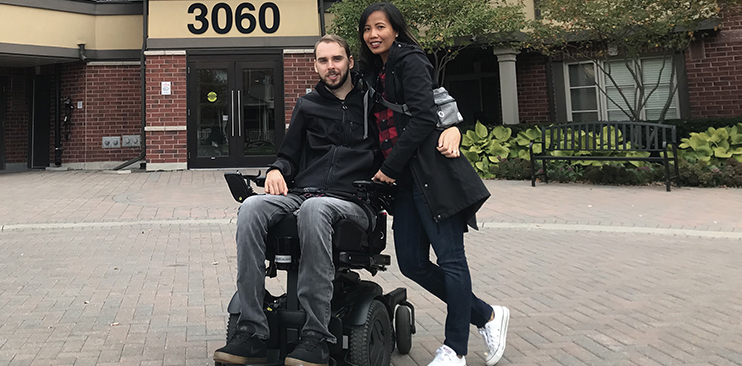 Sean and his wife, Lhanie