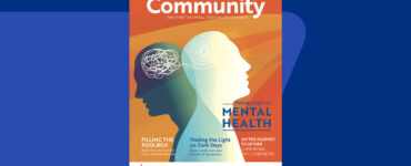 Spring 2023 cover image depicting an illustration of mental health