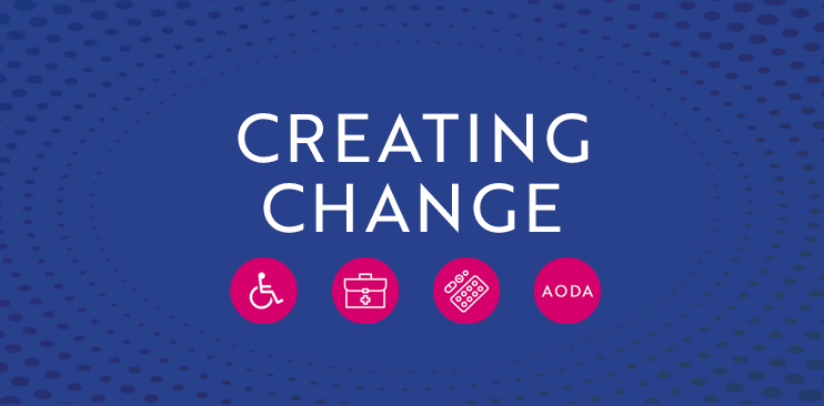 Creating Change word mark