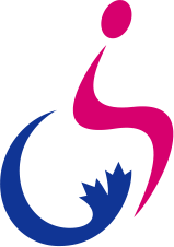 SCIO logo wheelchair graphic