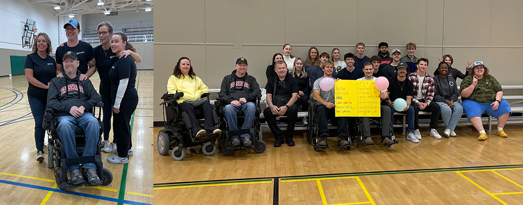 a large group of participants at the SCIO wheelchair relay